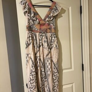 Anthropologie Let Me Be patchwork dress.